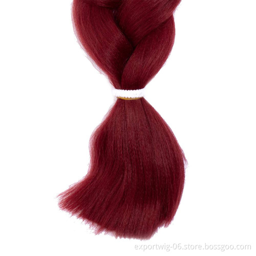 Jumbo Hair Braid 165g Synthetic Braiding Hair Extension Prestretched Synthetic Hair for Braiding for American Black Women